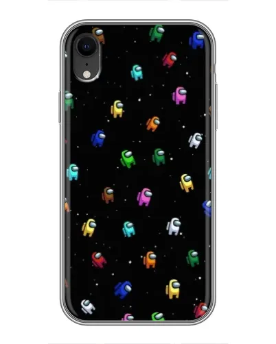 Чехол для iPhone Xr с картинкой «Экипаж Among Us» Чехол для iPhone Xr с картинкой «Экипаж Among Us»