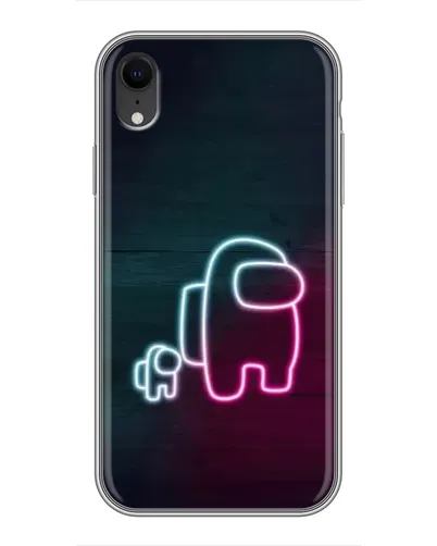 Чехол для iPhone Xr с картинкой «Among Us неон-арт» Чехол для iPhone Xr с картинкой «Among Us неон-арт»