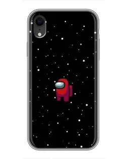 Чехол для iPhone Xr с картинкой «Красный Among Us»
