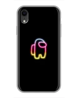 Чехол для iPhone Xr с картинкой «Among Us градиент»