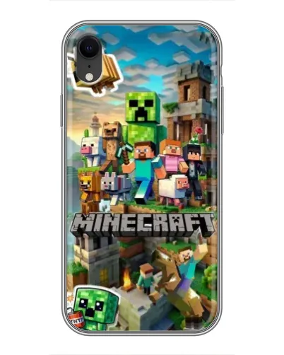 Чехол для iPhone Xr с картинкой «Замок Minecraft» Чехол для iPhone Xr с картинкой «Замок Minecraft»