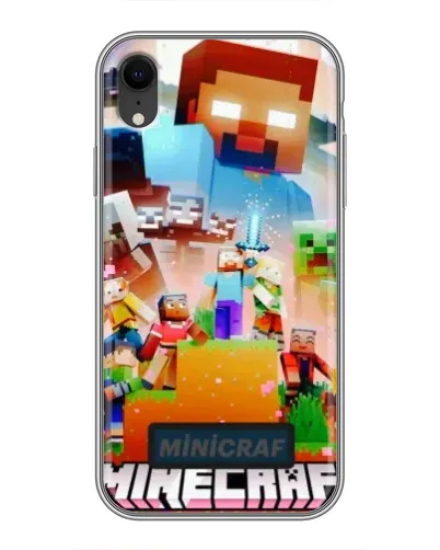 Чехол для iPhone Xr с картинкой «Minecraft герои игры» Чехол для iPhone Xr с картинкой «Minecraft герои игры»