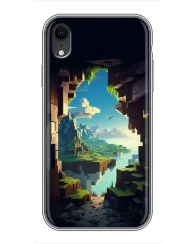 Чехол для iPhone Xr с картинкой «Вид из пещеры» Чехол для iPhone Xr с картинкой «Вид из пещеры»