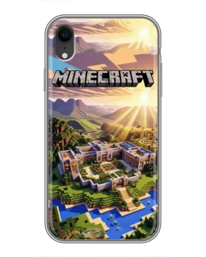 Чехол для iPhone Xr с картинкой «Minecraft панорама» Чехол для iPhone Xr с картинкой «Minecraft панорама»
