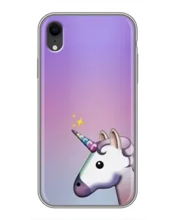 Чехол для iPhone Xr с картинкой «Единорог градиент» Чехол для iPhone Xr с картинкой «Единорог градиент»