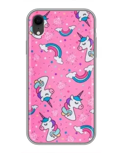 Чехол для iPhone Xr с картинкой «Unicorn паттерн розовый» Чехол для iPhone Xr с картинкой «Unicorn паттерн розовый»