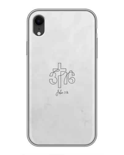 Чохол для iPhone Xr з картинкою «Івана 3:16 Хрест»