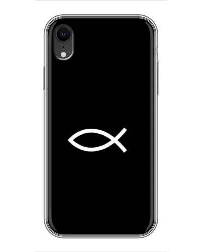 Чехол для iPhone Xr с картинкой «Символ рыбы Jesus» Чехол для iPhone Xr с картинкой «Символ рыбы Jesus»