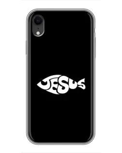 Чехол для iPhone Xr с картинкой «Рыба Jesus»