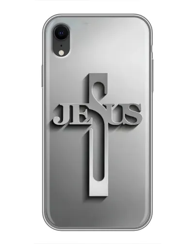 Чехол для iPhone Xr с картинкой «Металлический крест Jesus» Чехол для iPhone Xr с картинкой «Металлический крест Jesus»
