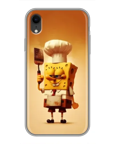 Чехол для iPhone Xr с картинкой «Губка Боб повар» Чехол для iPhone Xr с картинкой «Губка Боб повар»