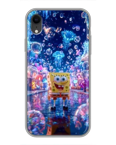 Чехол для iPhone Xr с картинкой «Неоновый океан» Чехол для iPhone Xr с картинкой «Неоновый океан»