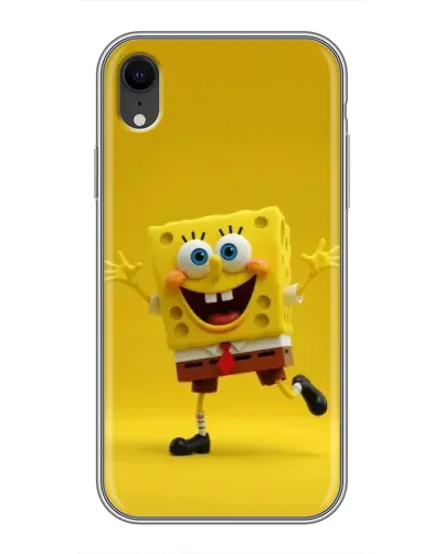 Чехол для iPhone Xr с картинкой «Позитивный Губка Боб» Чехол для iPhone Xr с картинкой «Позитивный Губка Боб»