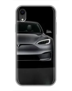 Чехол для iPhone Xr с картинкой «Tesla Model S Look» Чехол для iPhone Xr с картинкой «Tesla Model S Look»