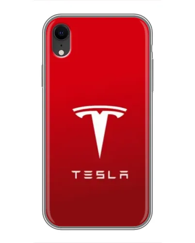 Чохол для iPhone Xr з картинкою «Tesla Red Classic»