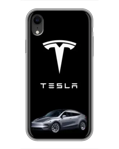 Чохол для iPhone Xr з картинкою «Tesla Model Y»