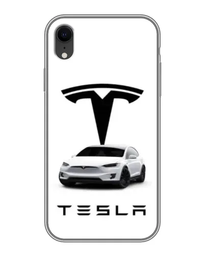 Чохол для iPhone Xr з картинкою «Tesla White Style»