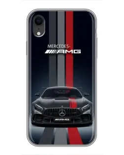 Чехол для iPhone Xr с картинкой «Mercedes — белый карбон» Чехол для iPhone Xr с картинкой «Mercedes — белый карбон»