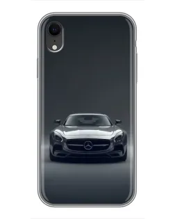 Чохол для iPhone Xr з картинкою «Mercedes на чорному»