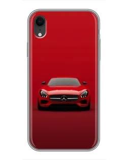Чохол для iPhone Xr з картинкою «Червоний Mercedes AMG»