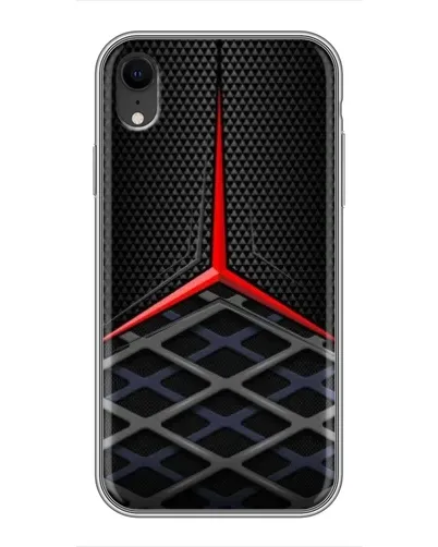 Чохол для iPhone Xr з картинкою «Mercedes Carbon Grid» Чохол для iPhone Xr з картинкою «Mercedes Carbon Grid»