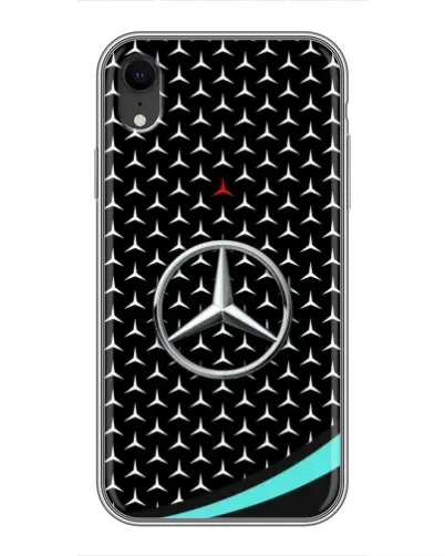 Чохол для iPhone Xr з картинкою «Mercedes — бірюзовий акцент» Чохол для iPhone Xr з картинкою «Mercedes — бірюзовий акцент»