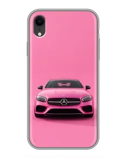 Чехол для iPhone Xr с картинкой «Розовый Mercedes AMG»