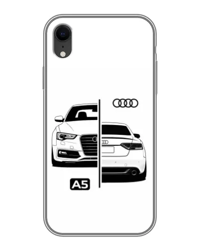 Чохол для iPhone Xr з картинкою «Audi — контрастний дизайн» Чохол для iPhone Xr з картинкою «Audi — контрастний дизайн»
