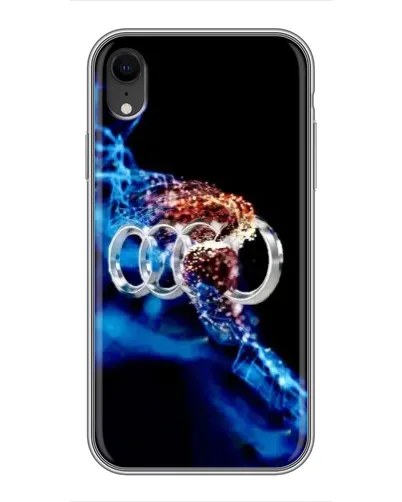 Чохол для iPhone Xr з картинкою «Енергія лого Audi» Чохол для iPhone Xr з картинкою «Енергія лого Audi»