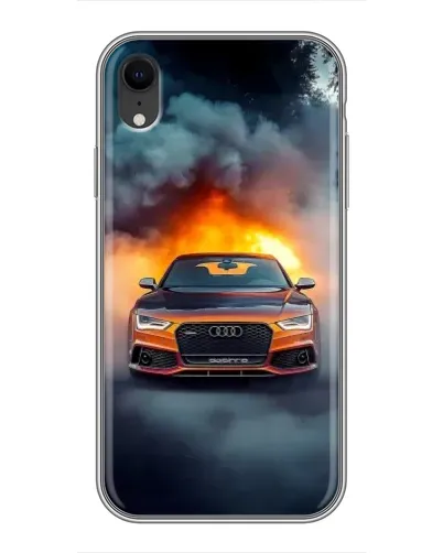 Чохол для iPhone Xr з картинкою «Audi у вогняному диму» Чохол для iPhone Xr з картинкою «Audi у вогняному диму»