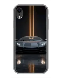 Чохол для iPhone Xr з картинкою «Lamborghini золоті лінії» Чохол для iPhone Xr з картинкою «Lamborghini золоті лінії»
