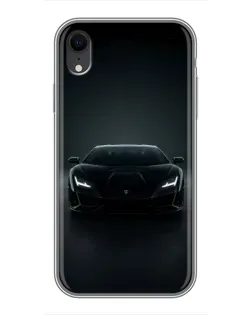 Чехол для iPhone Xr с картинкой «Черный Lamborghini Aventador» Чехол для iPhone Xr с картинкой «Черный Lamborghini Aventador»