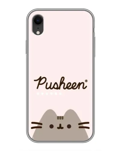 Чехол для iPhone Xr с картинкой «Pusheen логотип»