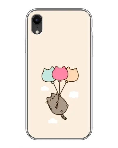 Чехол для iPhone Xr с картинкой «Пушин на шариках»