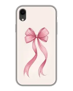 Чохол для iPhone Xr з картинкою «Рожевий бант»