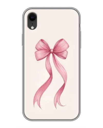 Чохол для iPhone Xr з картинкою «Рожевий бант»
