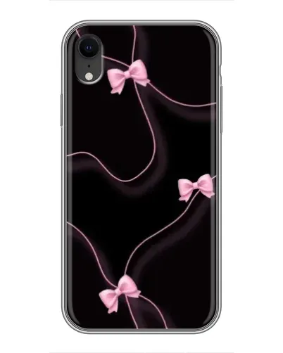 Чохол для iPhone Xr з картинкою «Рожеві стрічки»