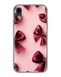 Чохол для iPhone Xr з картинкою «Бордовий атлас»
