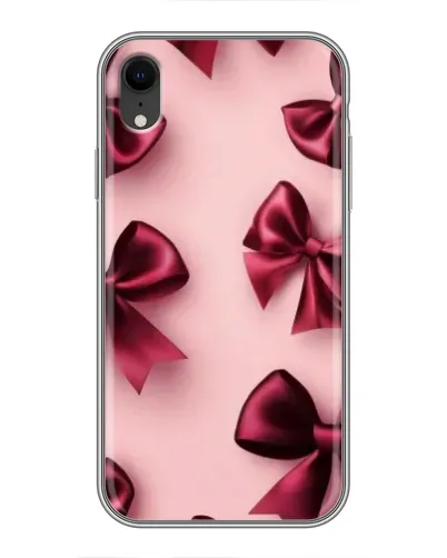 Чохол для iPhone Xr з картинкою «Бордовий атлас»