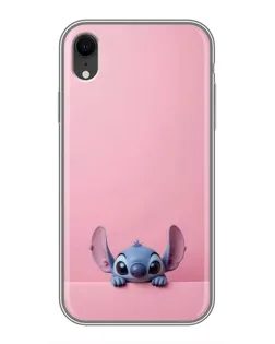 Чехол для iPhone Xr с картинкой «Stitch выглядывает»