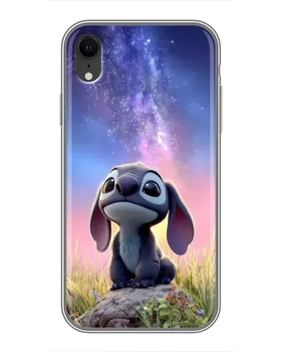Чехол для iPhone Xr с картинкой «Стич на рассвете»