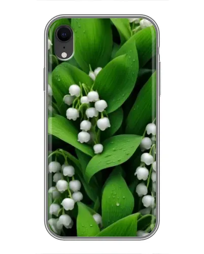 Чохол для iPhone Xr з картинкою «Конвалії в зелені»