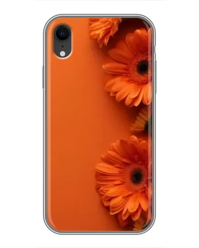 Чохол для iPhone Xr з картинкою «Помаранчеві гербери»