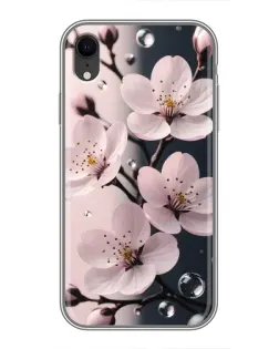 Чохол для iPhone Xr з картинкою «Ніжня сакура та краплі» Чохол для iPhone Xr з картинкою «Ніжня сакура та краплі»