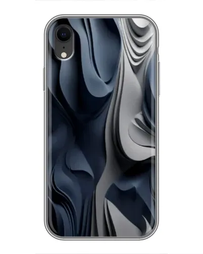 Чохол для iPhone Xr з картинкою «Об'ємні сині складки» Чохол для iPhone Xr з картинкою «Об'ємні сині складки»