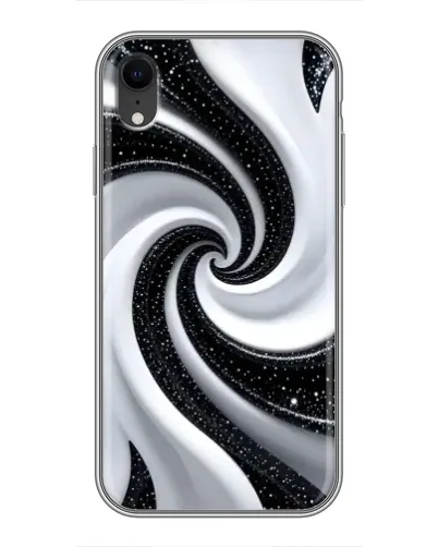 Чохол для iPhone Xr з картинкою «Чорно-біла спіраль» Чохол для iPhone Xr з картинкою «Чорно-біла спіраль»