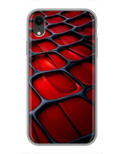 Чохол для iPhone Xr з картинкою «Червона глянцева сітка» Чохол для iPhone Xr з картинкою «Червона глянцева сітка»