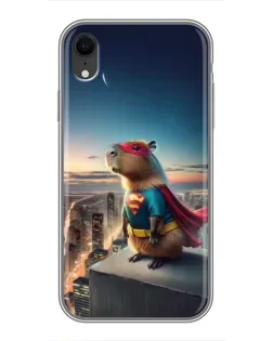 Чехол для iPhone Xr с картинкой «Капи-мен супергерой» Чехол для iPhone Xr с картинкой «Капи-мен супергерой»