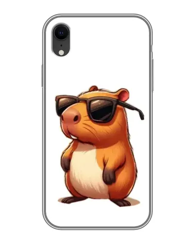 Чехол для iPhone Xr с картинкой «Капибара в очках» Чехол для iPhone Xr с картинкой «Капибара в очках»
