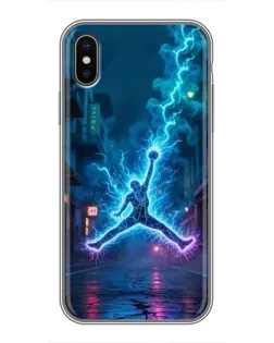 Чохол для iPhone Xs Max з картинкою «Jordan Gold Jumpman»